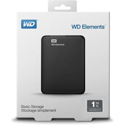 Western Digital Disque dur Externe 1To – WD Elements™ – USB 3.0