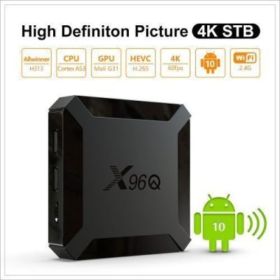 X96 Q Smart TV Box Android 10.0 – 2 Go de RAM + 16 Go de ROM