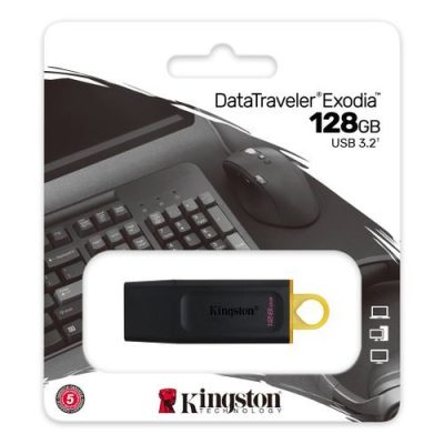 Kingston Clé USB – 128GB – USB 3.2 –