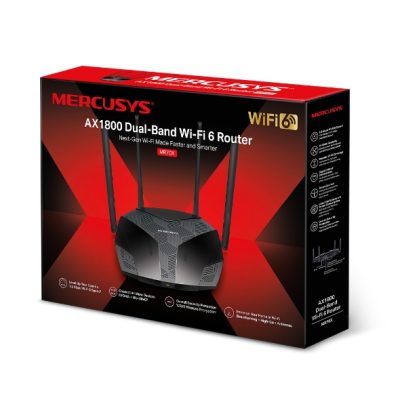 Point d’accès MERCUSYS AX1800 Dual-Band Wi-Fi 6 1.8 Gbps 1201 Mbps on the 5 GHz band